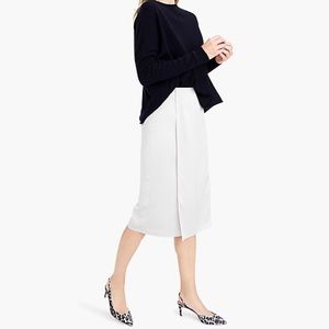 Jcrew Foldover Pencil Skirt